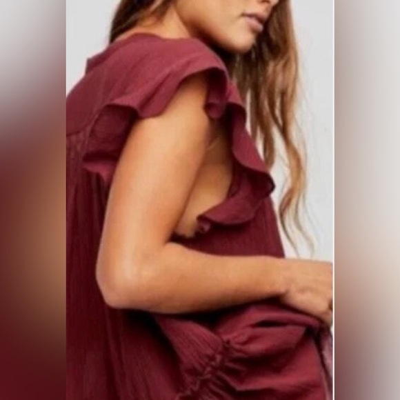 Free People Baby Bliss Tunic. Lovebird Combo Medium Oversized - Picture 6 of 12